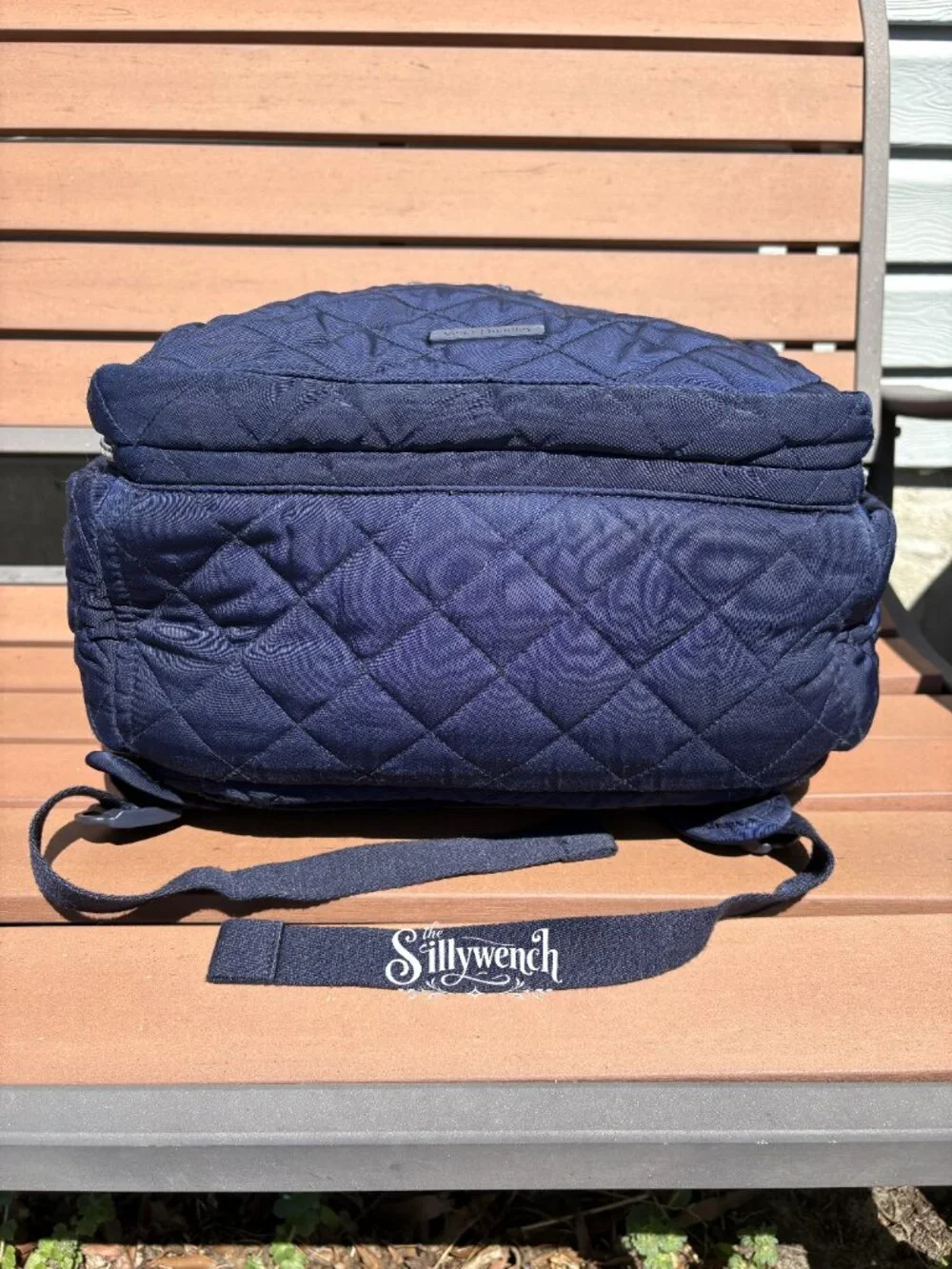 Vera Bradley Navy Commuter Backpack in Performance Twill